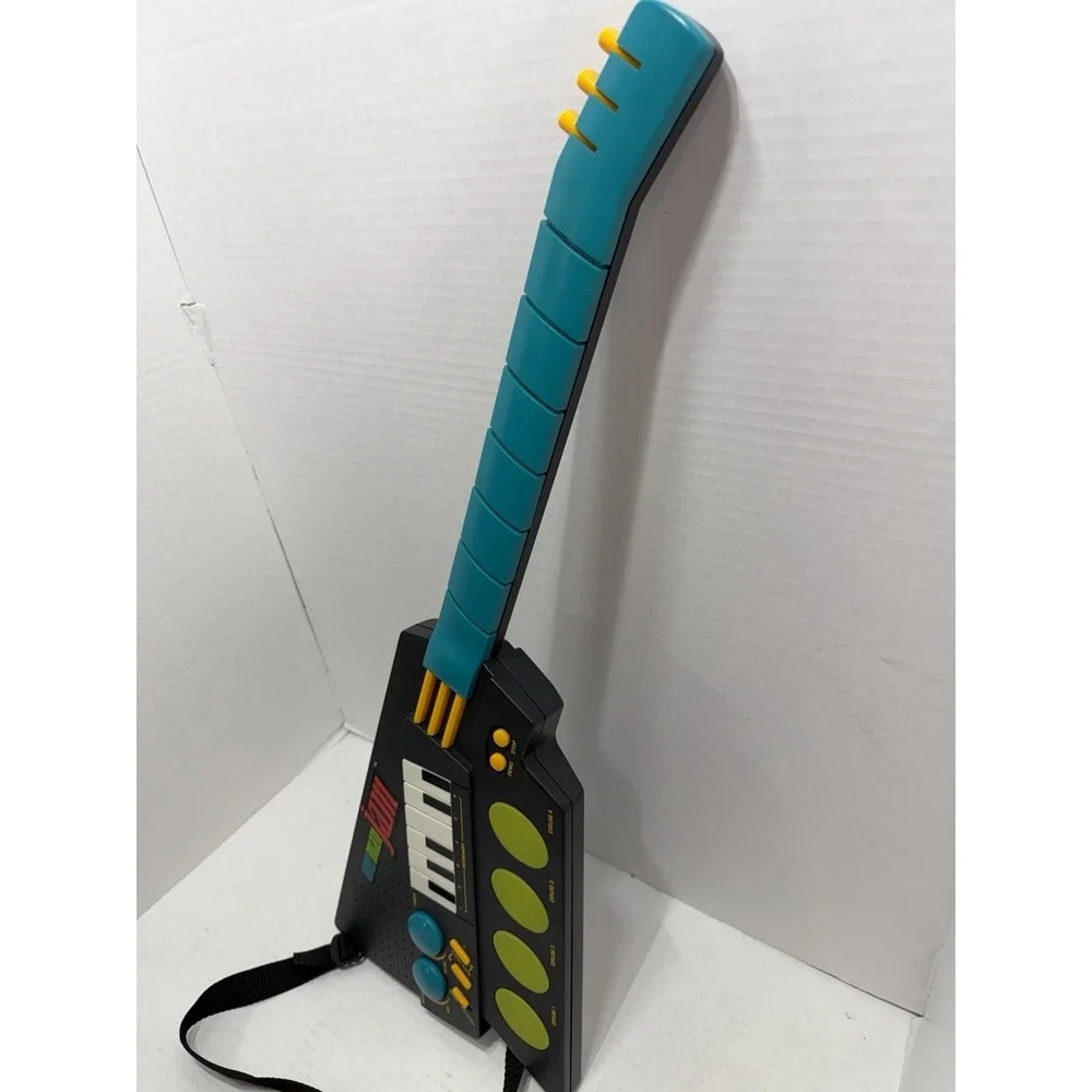 One Man Jam Electronic Guitar MGA 1996 Micro Games Vintage Musical Toy Keyboard